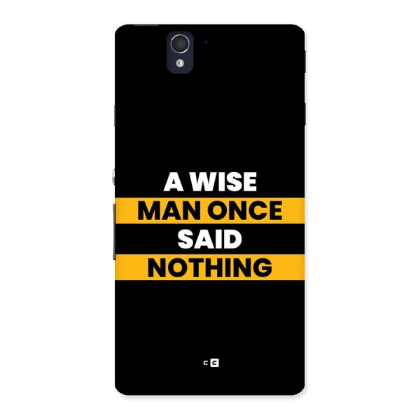 Wise Man Back Case for Xperia Z