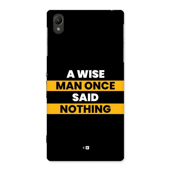 Wise Man Back Case for Xperia Z1