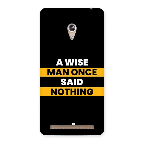 Wise Man Back Case for Zenfone 6