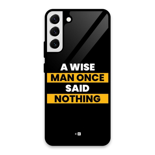 Wise Man Glass Back Case for Galaxy S22 Plus 5G