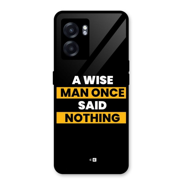 Wise Man Glass Back Case for Oppo K10 (5G)