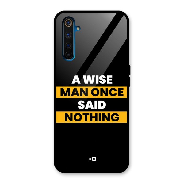 Wise Man Glass Back Case for Realme 6 Pro