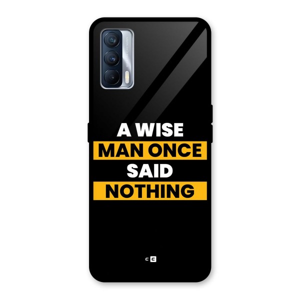 Wise Man Glass Back Case for Realme X7