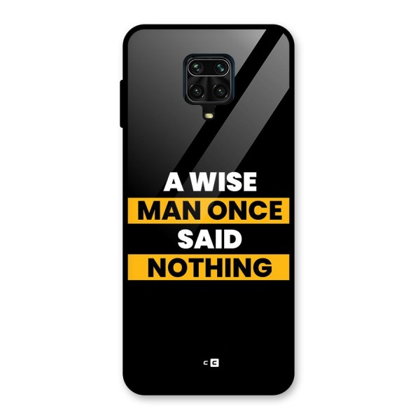 Wise Man Glass Back Case for Redmi Note 10 Lite