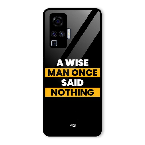 Wise Man Glass Back Case for Vivo X50 Pro