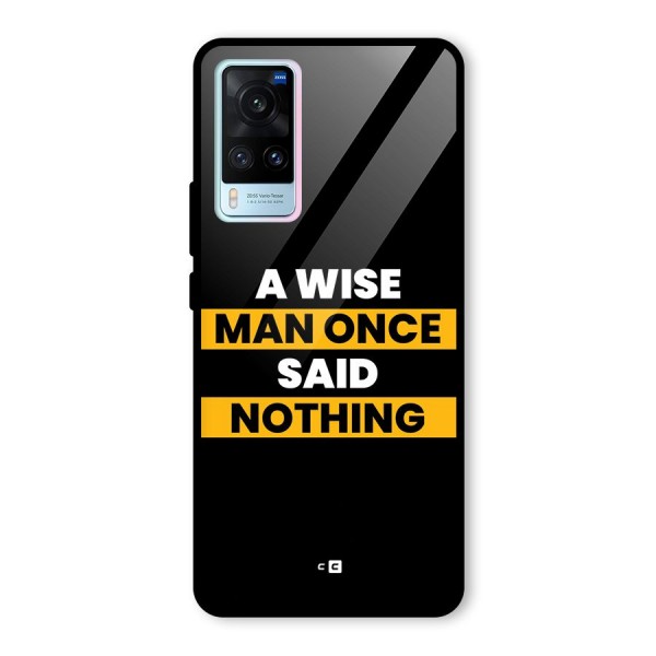 Wise Man Glass Back Case for Vivo X60