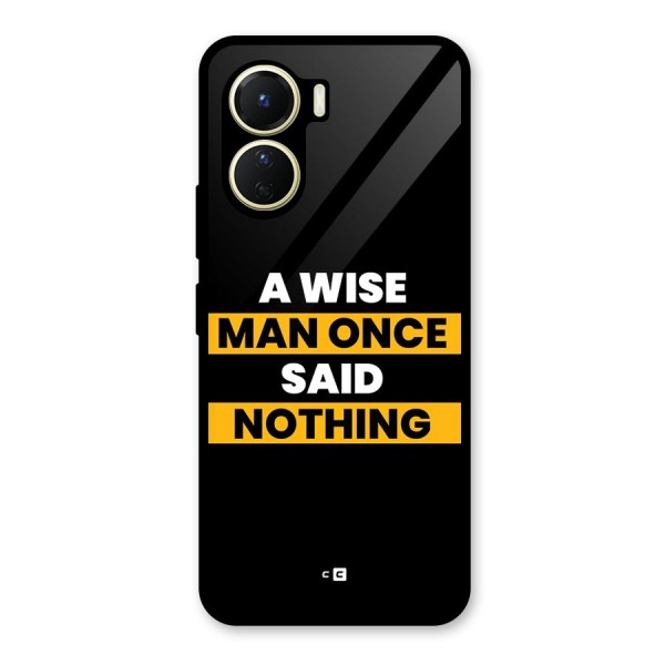 Wise Man Glass Back Case for Vivo Y16