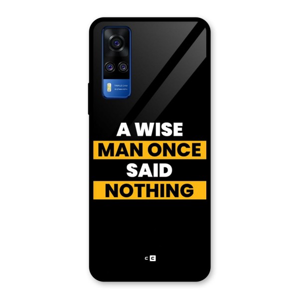 Wise Man Glass Back Case for Vivo Y51