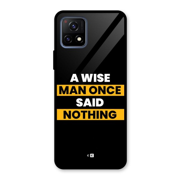 Wise Man Glass Back Case for Vivo Y72 5G