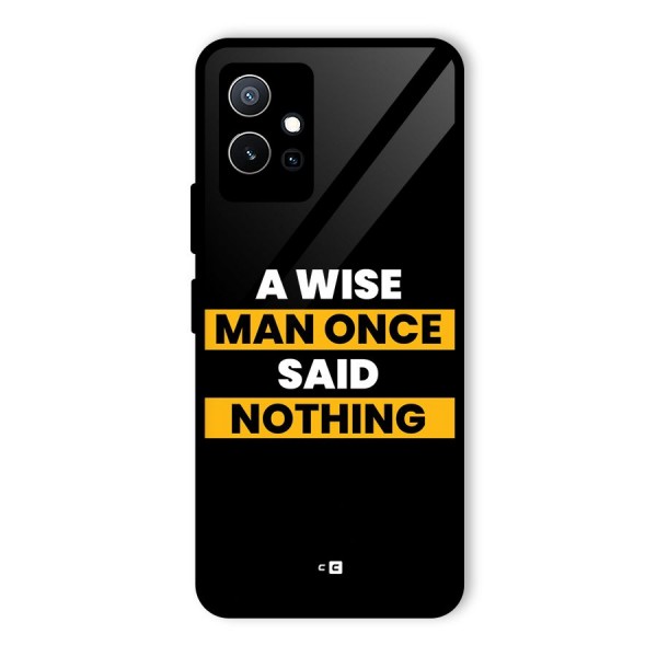 Wise Man Glass Back Case for Vivo Y75 5G