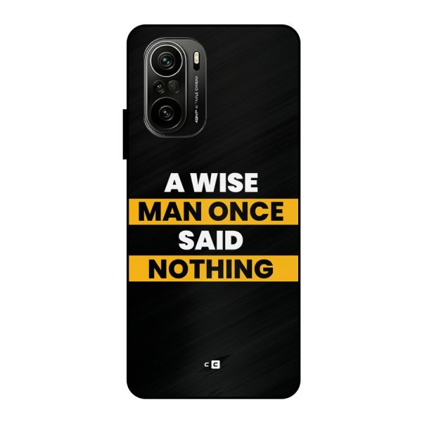 Wise Man Metal Back Case for Mi 11x