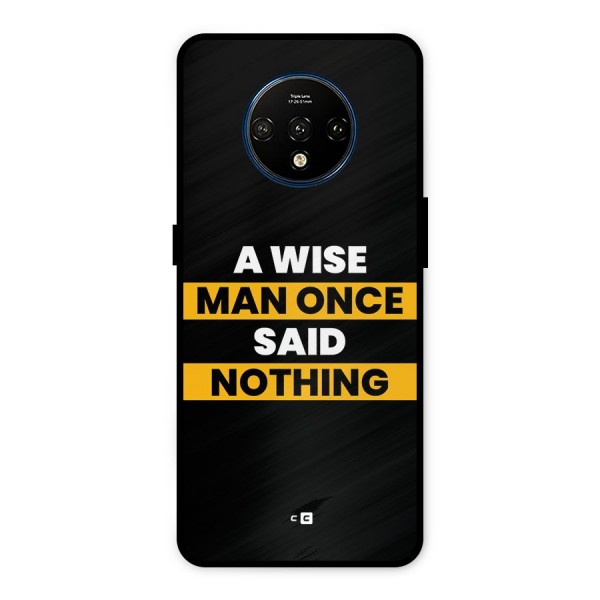 Wise Man Metal Back Case for OnePlus 7T