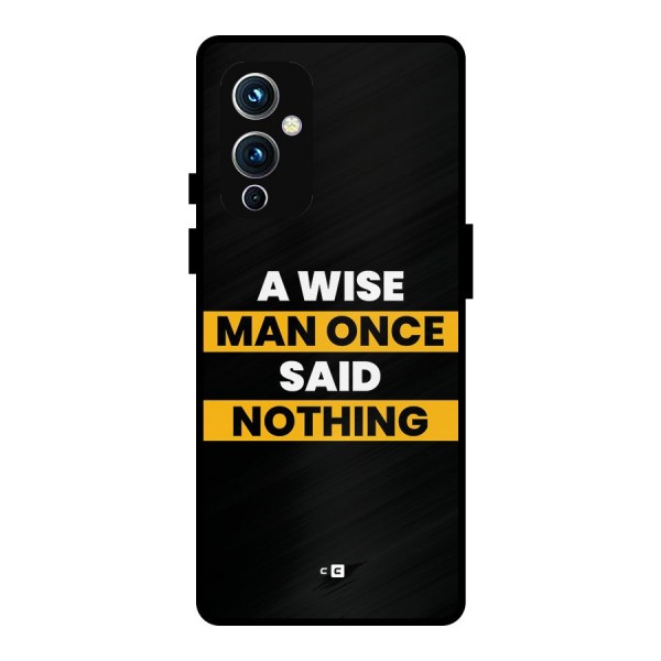 Wise Man Metal Back Case for OnePlus 9