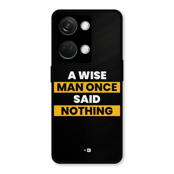 Wise Man Metal Back Case for OnePlus Nord 3