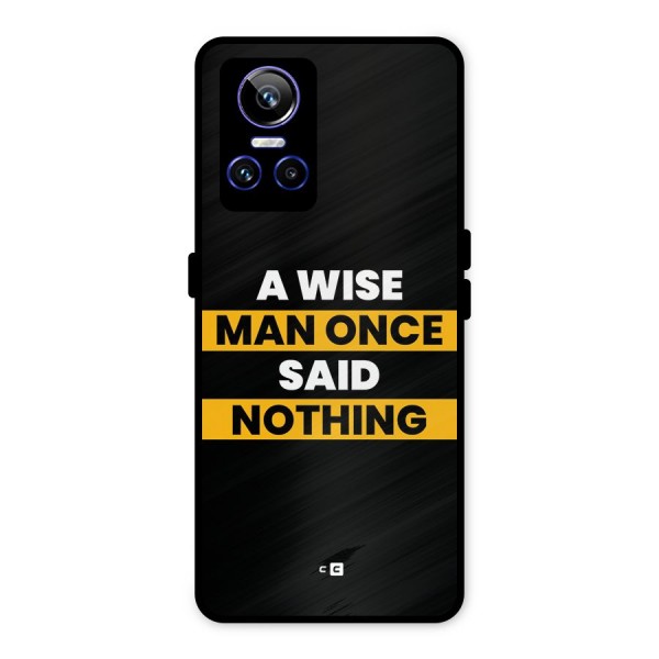 Wise Man Metal Back Case for Realme GT Neo 3