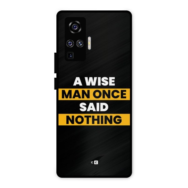 Wise Man Metal Back Case for Vivo X50 Pro