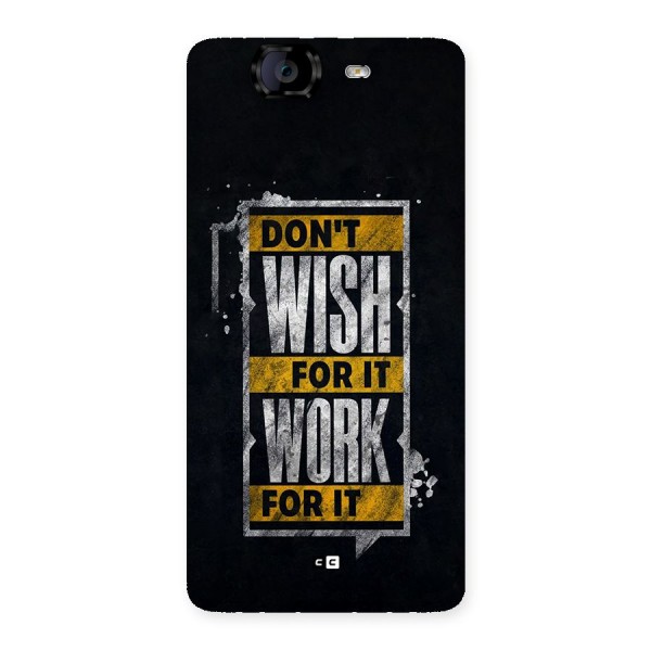 Wish Work Back Case for Canvas Knight A350