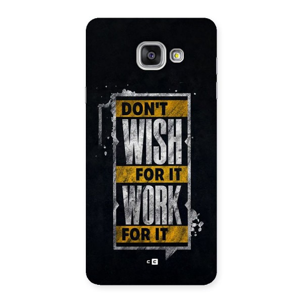 Wish Work Back Case for Galaxy A7 (2016)