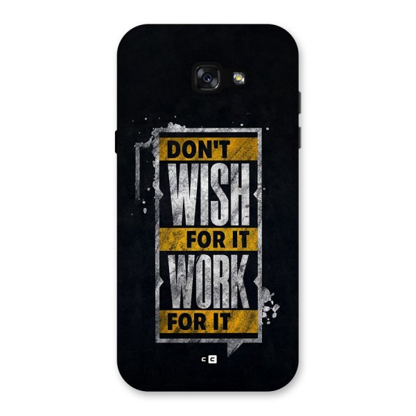 Wish Work Back Case for Galaxy A7 (2017)