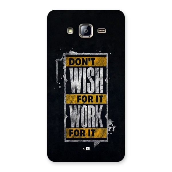 Wish Work Back Case for Galaxy On5