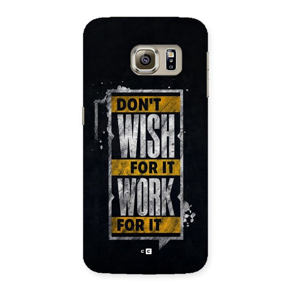 Wish Work Back Case for Galaxy S6 Edge Plus