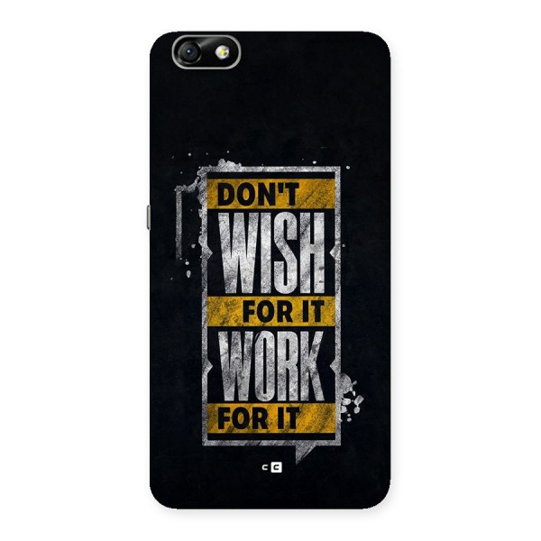 Wish Work Back Case for Honor 4X