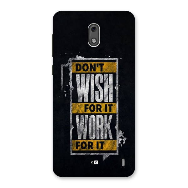 Wish Work Back Case for Nokia 2