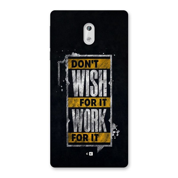 Wish Work Back Case for Nokia 3