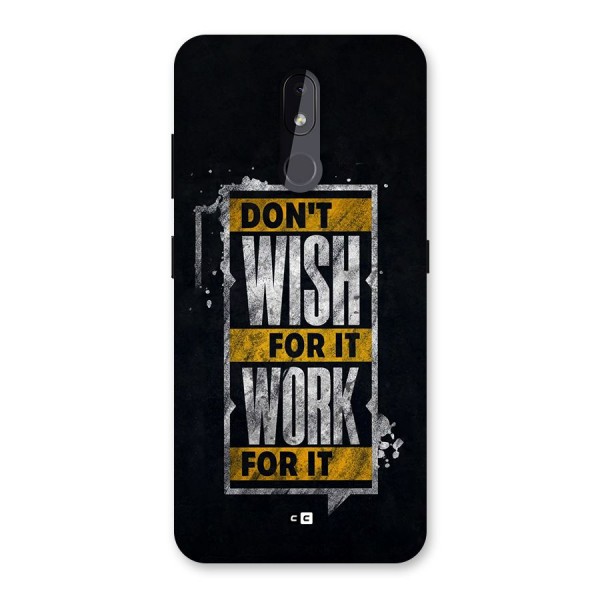 Wish Work Back Case for Nokia 3.2