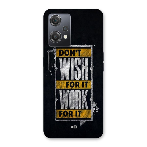 Wish Work Back Case for OnePlus Nord CE 2 Lite 5G