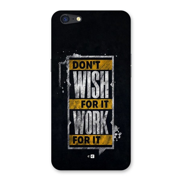 Wish Work Back Case for Oppo A71