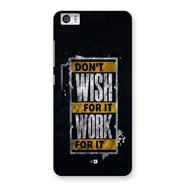 Wish Work Back Case for Redmi Mi 5