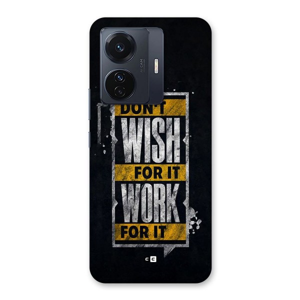 Wish Work Back Case for Vivo iQOO Z6 Pro