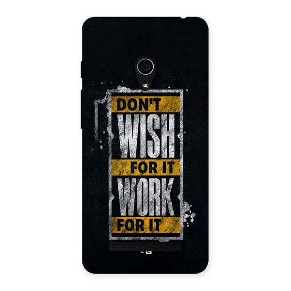 Wish Work Back Case for Zenfone 5