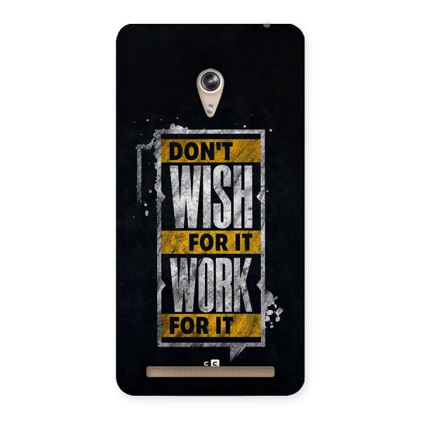 Wish Work Back Case for Zenfone 6