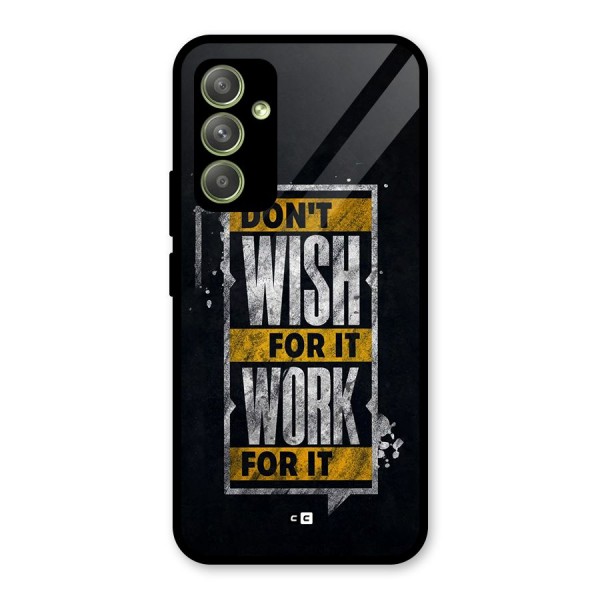 Wish Work Glass Back Case for Galaxy A54