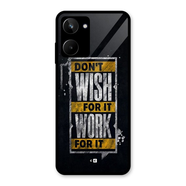 Wish Work Glass Back Case for Realme 10