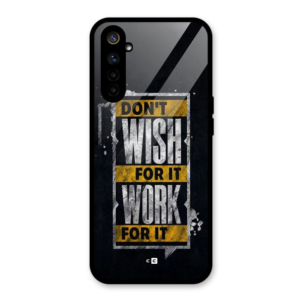 Wish Work Glass Back Case for Realme 6