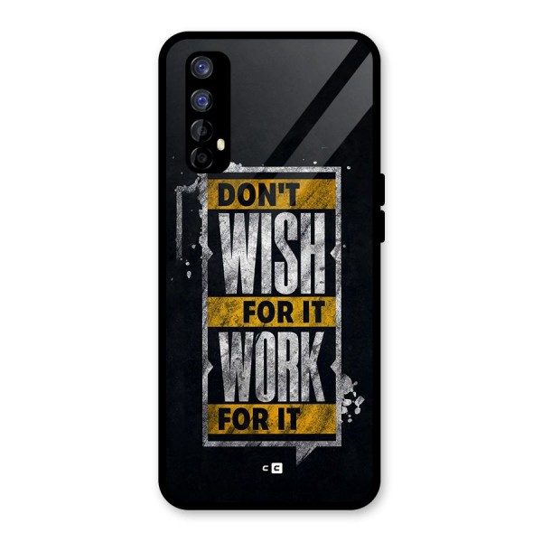 Wish Work Glass Back Case for Realme 7