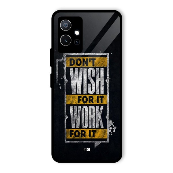 Wish Work Glass Back Case for Vivo T1 5G