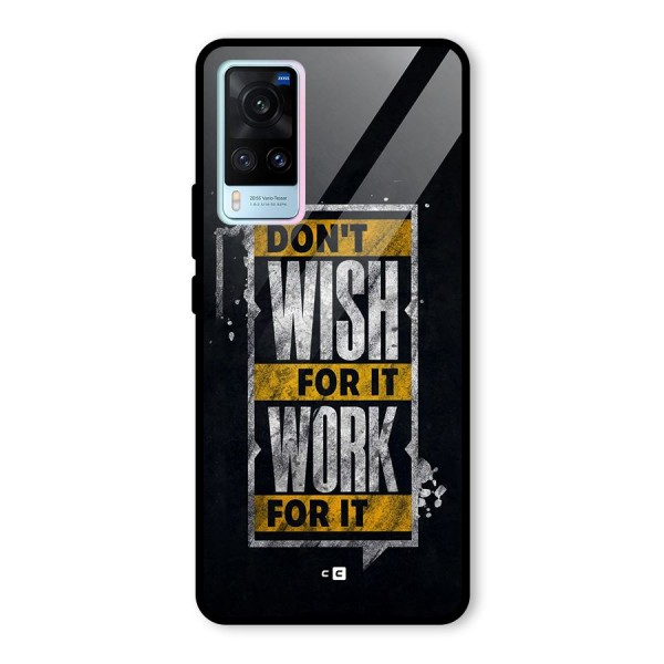 Wish Work Glass Back Case for Vivo X60