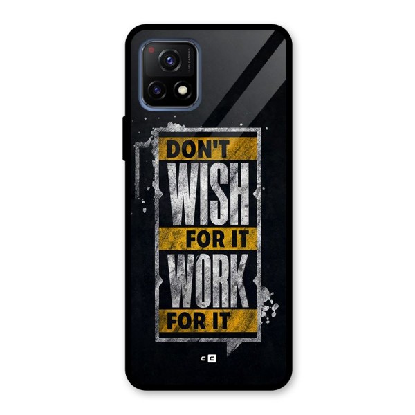 Wish Work Glass Back Case for Vivo Y72 5G