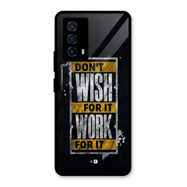 Wish Work Glass Back Case for Vivo iQOO Z5