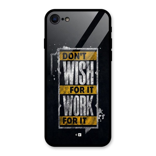 Wish Work Glass Back Case for iPhone 8