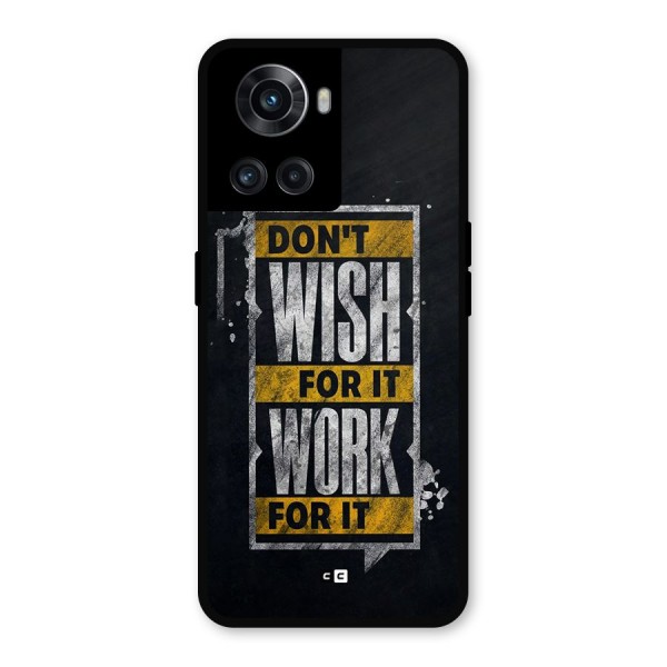 Wish Work Metal Back Case for OnePlus 10R