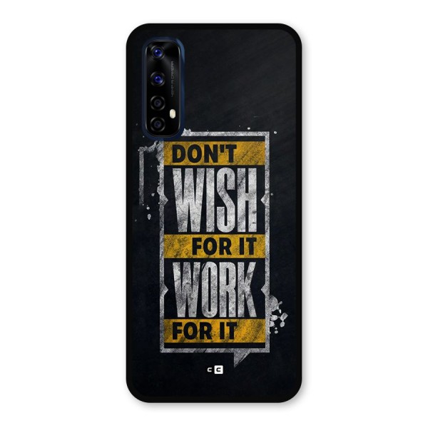 Wish Work Metal Back Case for Realme 7