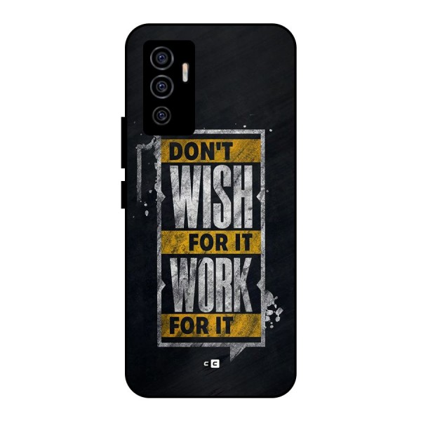 Wish Work Metal Back Case for Vivo V23e