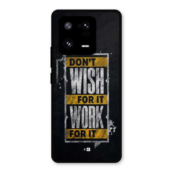 Wish Work Metal Back Case for Xiaomi 13 Pro