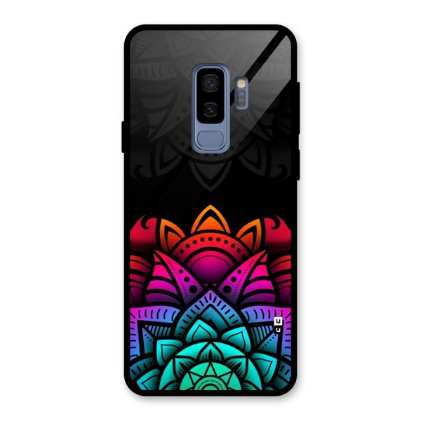 Wonderful Floral Glass Back Case for Galaxy S9 Plus