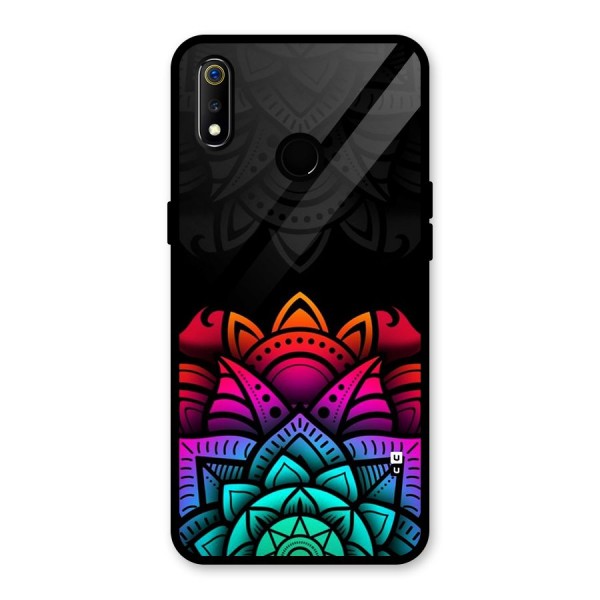 Wonderful Floral Glass Back Case for Realme 3